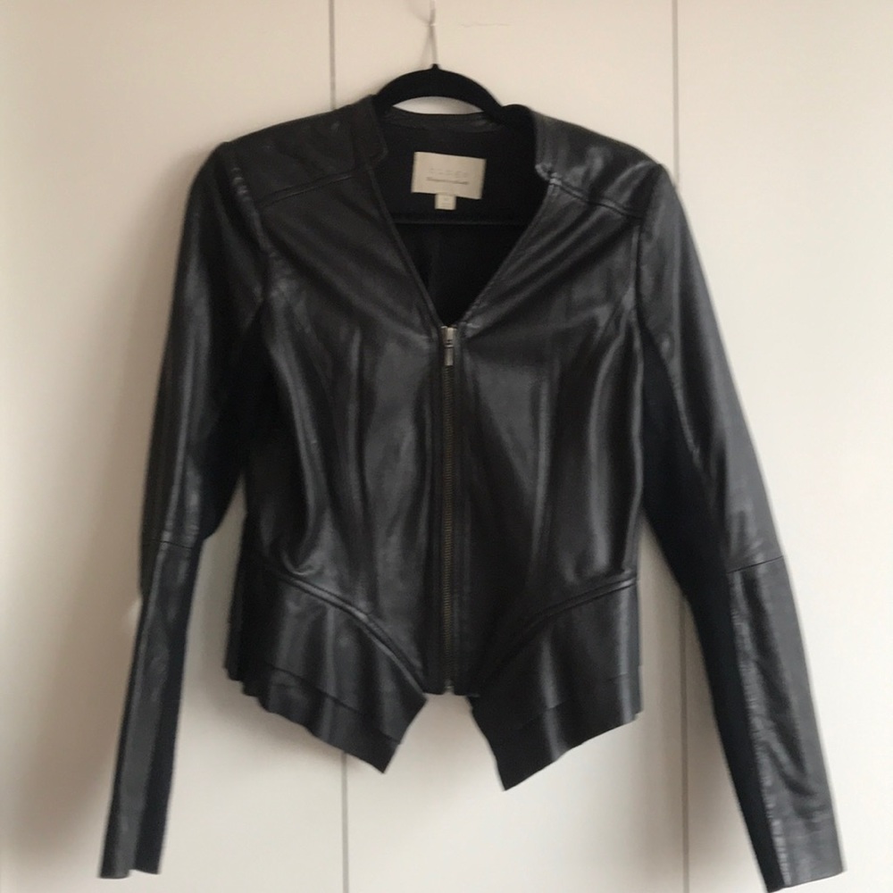 Hinge Soft Genuine Leather Jacket